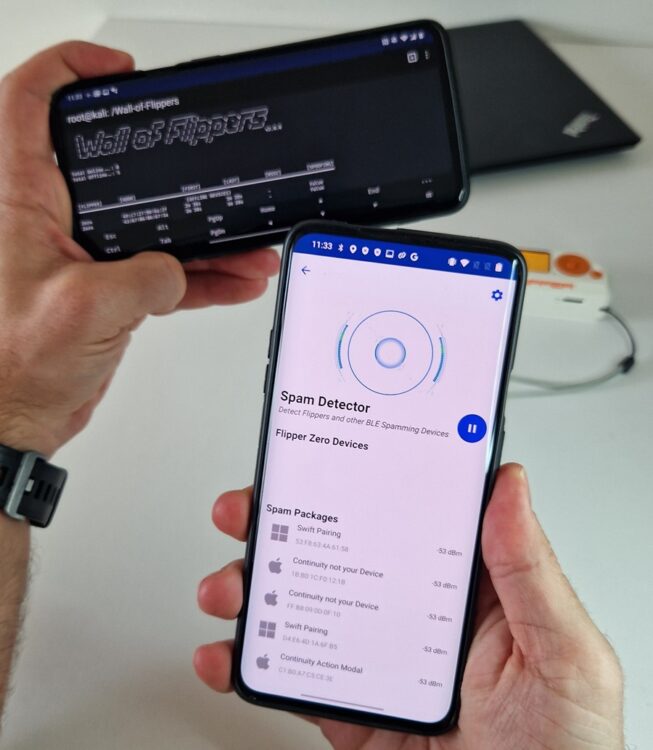 How to detect Flipper Zero and Bluetooth advertisement attacks using Android app