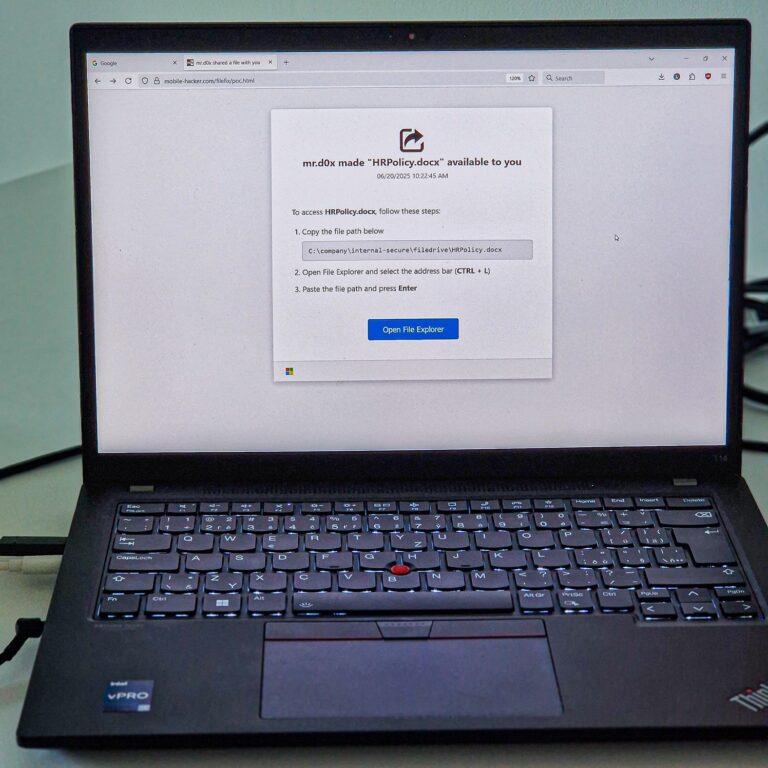 Introducing FileFix – A New Alternative to ClickFix Attacks