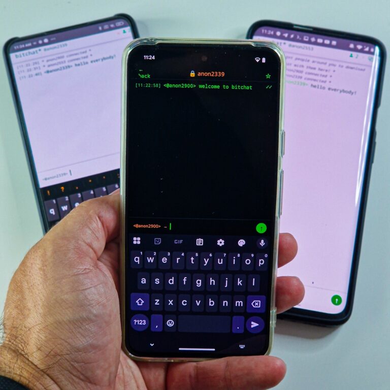 Offline, Encrypted, and Private Messaging using new Bitchat Bluetooth App