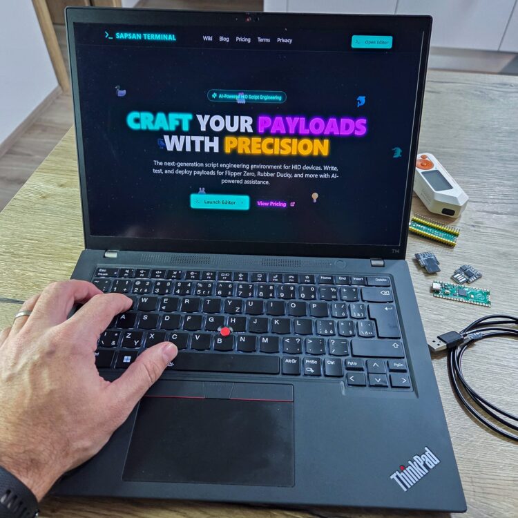 Sapsan Terminal: AI-Powered BadUSB Script Generator