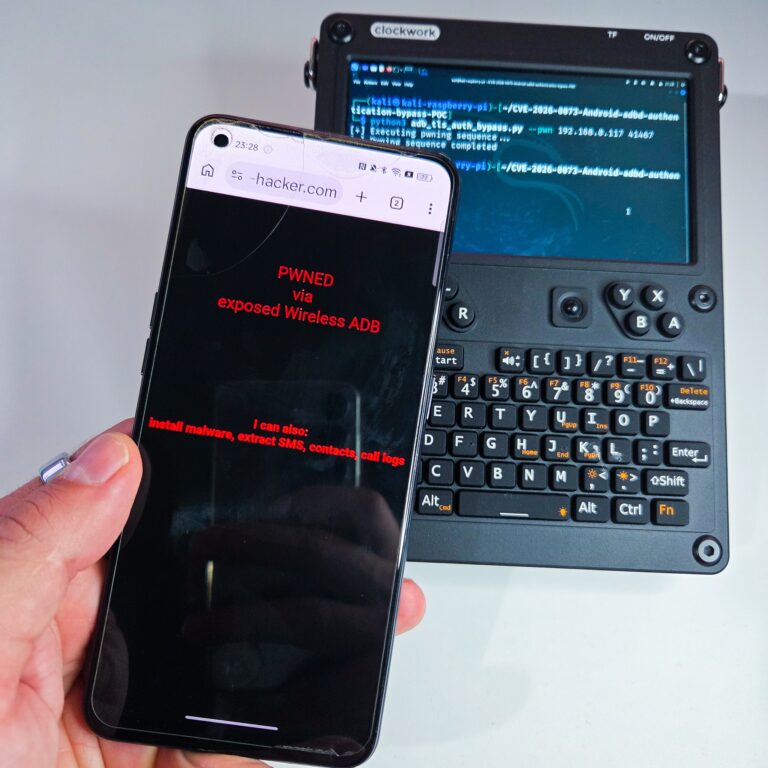 Android RCE via Wireless Debugging: From Network Access to Shell